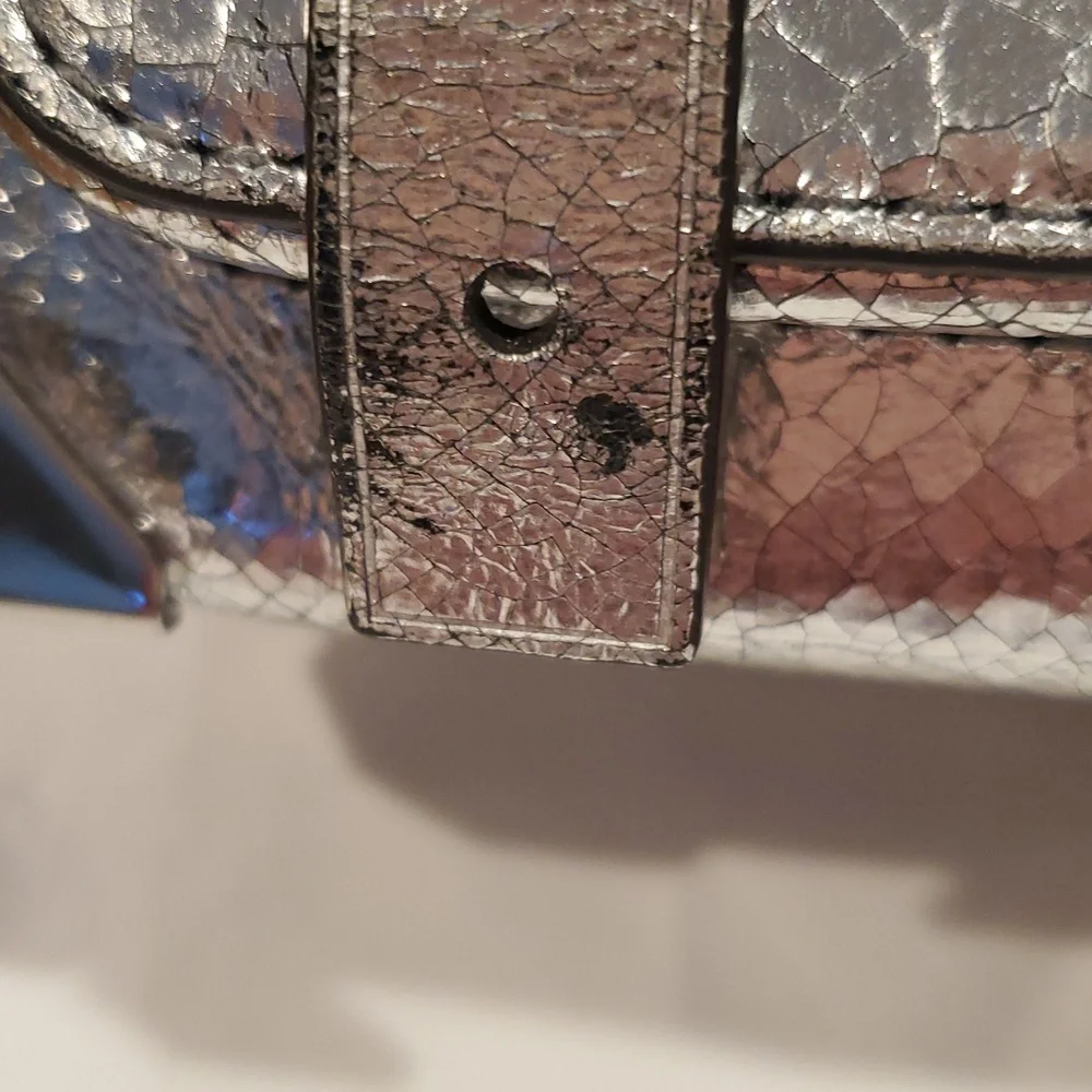 Michael Kors Small Manhattan Bag Crackled Leather